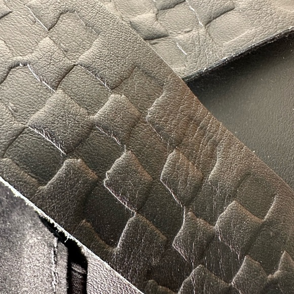 Vans Karina Rozunko Strap Mega Platform Sandal Black Woven Leather Woman 10 New - Picture 12 of 13